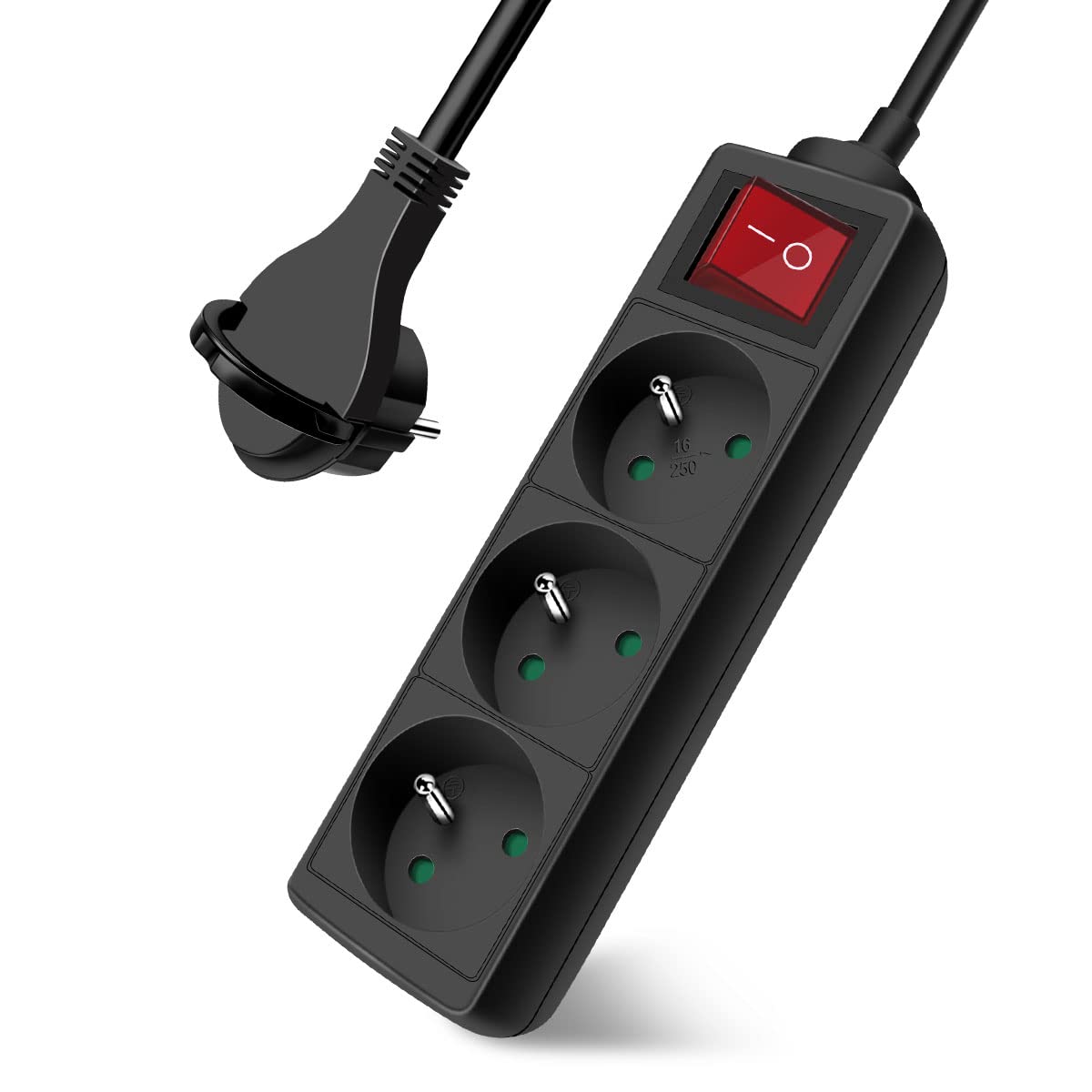 Multiprise 3 Prises (Stop-bouton)