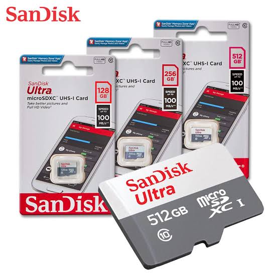 Carte Mémoire 64Go (Classe 10)