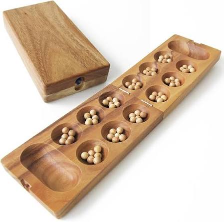 Jeu d'Awalé (Bois Massif)