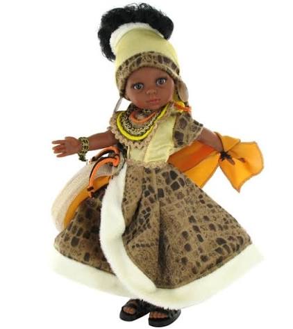 Poupée Africaine (Vêtement Pagne)