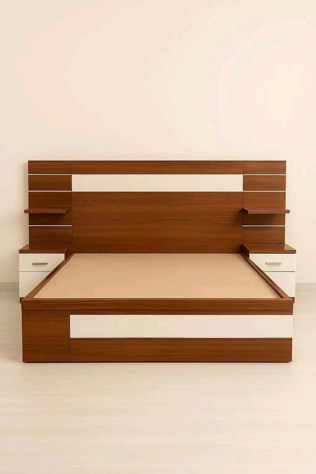 lit en bois 3 places