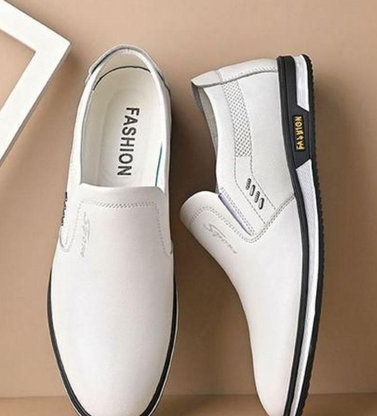 sxchen chaussures en cuir respirente