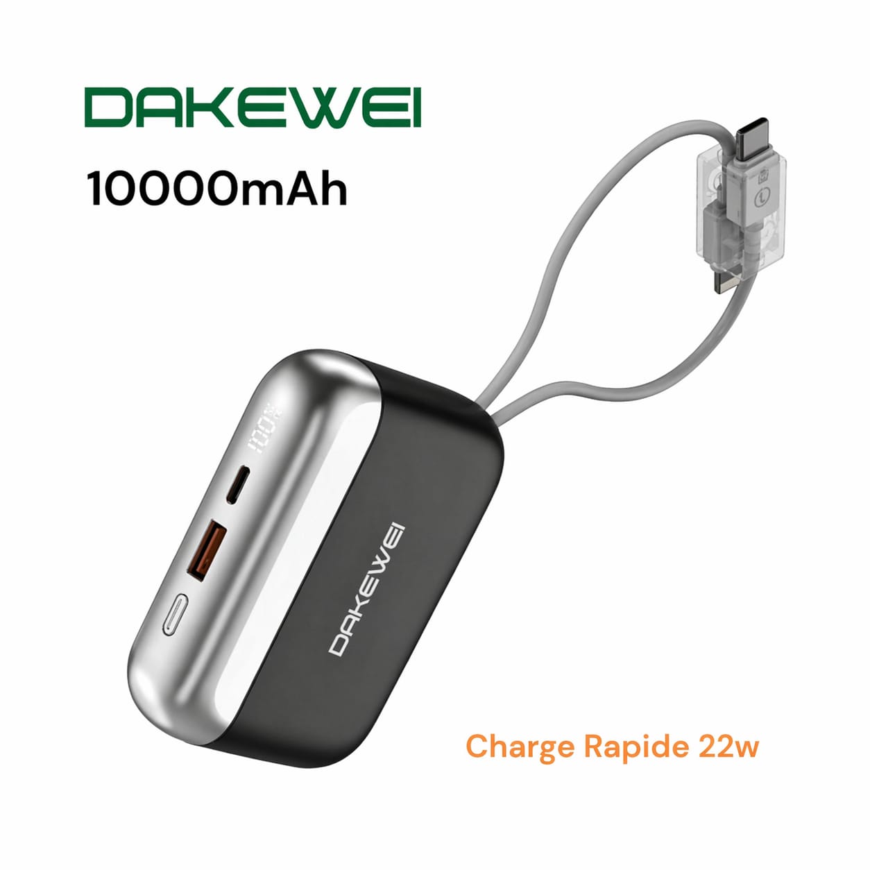 Power Bank DAKEWEI 10000mAh