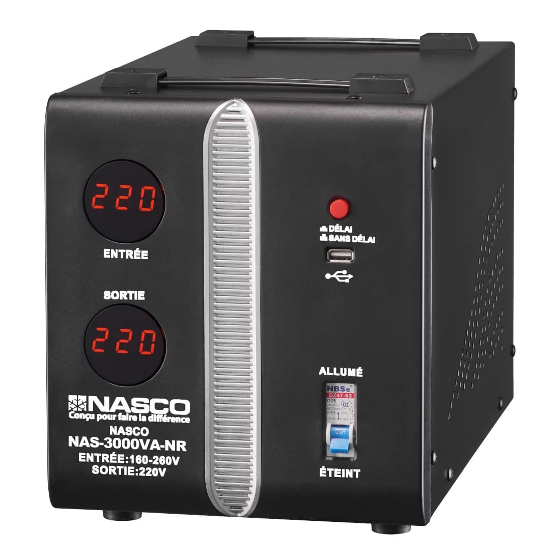 Stabilisateur de Tension NASCO NAS-3000VA-NR