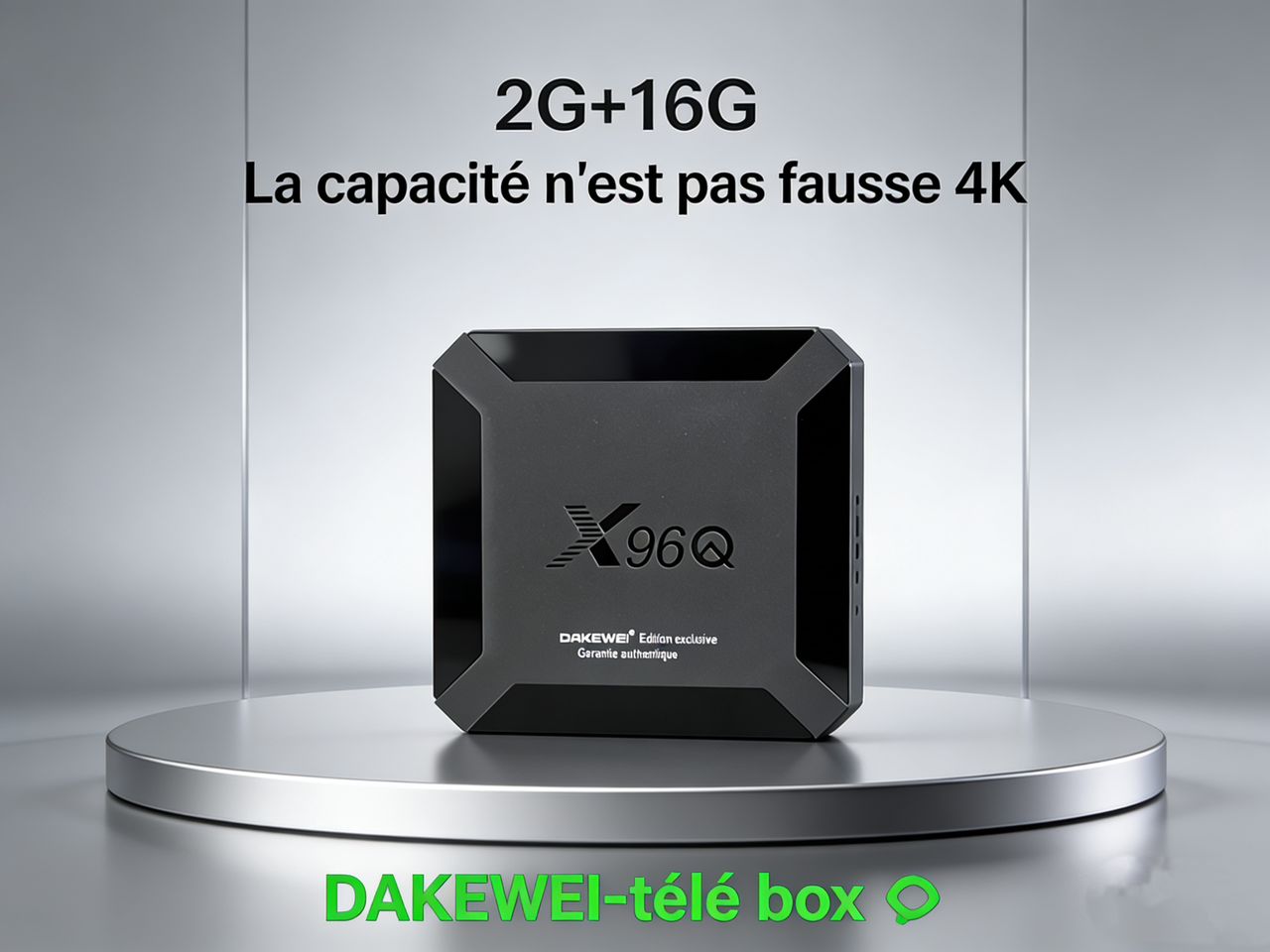 DAKEWEI Télé Box X96Q – 4K Ultra HD