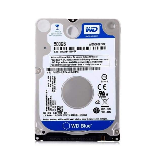 Disque Dur Interne WD Blue 500GB – 2.5"
