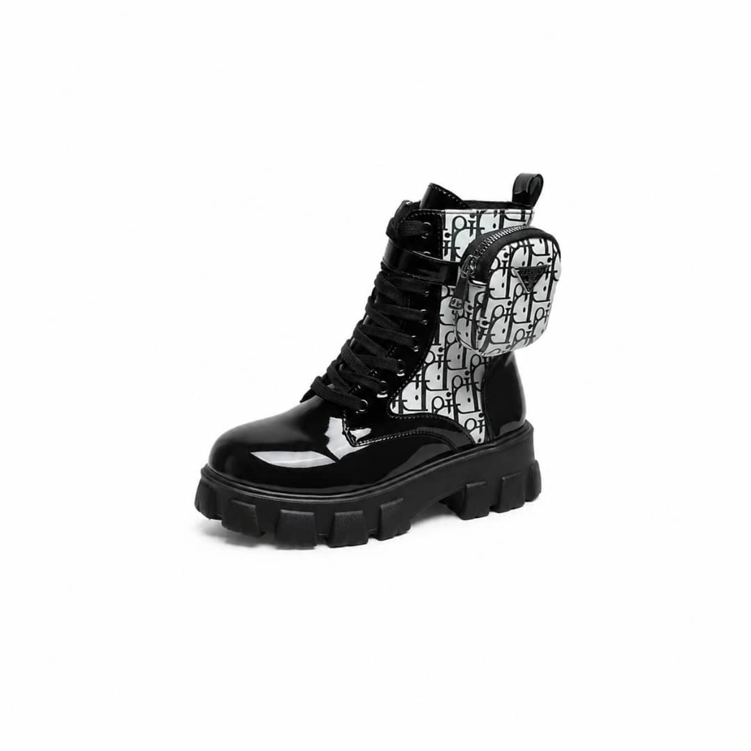 Chaussure Bottines Noires Premium